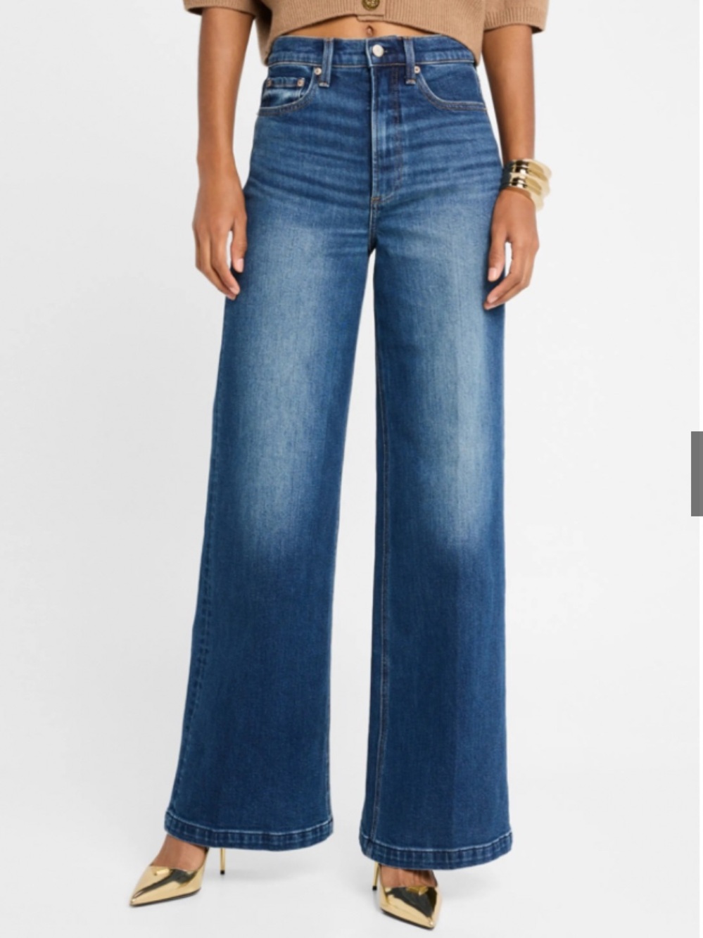NWT Pistola Lana High Rise Ultra Wide Leg Jean size 25